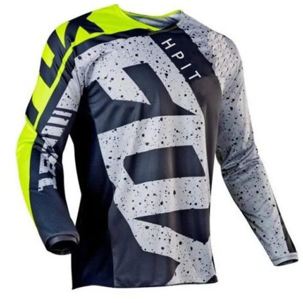 2021 Equipo mtb Motocross Jersey hpit Fox Maillot DH Ciclismo Jersey para descensos