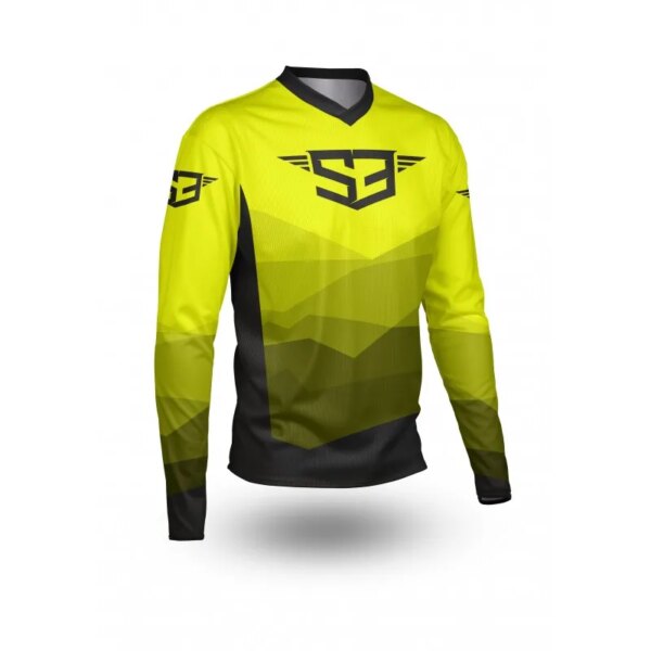 2021 s3 MOTO enduro motocicleta MX motocross Jeresy mx bmx mtb cuesta abajo bicicleta todoterreno maillot ciclismo hombre dh ciclismo Jersey