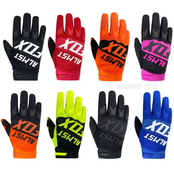 Almst Fox-Guantes de carrera para motocicleta, de dedo completo, para bicicleta de montaña y carretera, MTB, ATV, Motocross, 2022