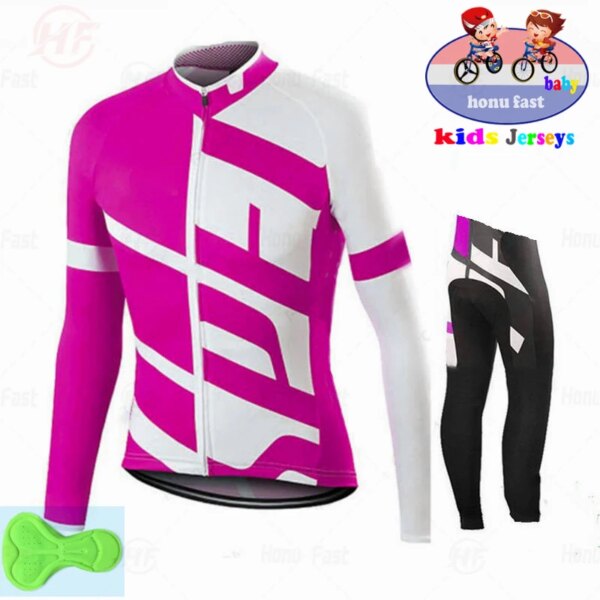 Ropa de Ciclismo de manga larga para niños, Ropa de Ciclismo BabyTeam para Primavera/otoño, pantalones largos de Ciclismo de montaña, 2022