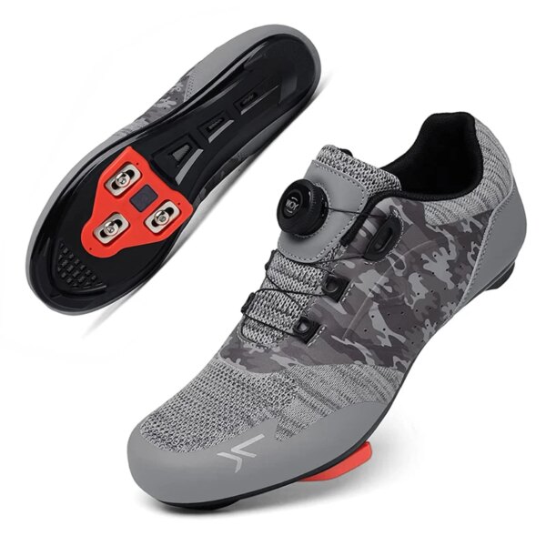 Zapatos de ciclismo de montaña para hombre y mujer, zapatillas con cierre automático, zapatillas de velocidad para bicicleta de carretera, SPD, para Shimano, 2022