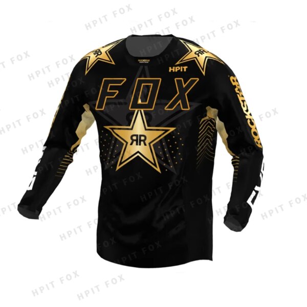 2022 nuevo Motocross Hpit Fox Mtb Jersey para descensos MX Ciclismo bicicleta de montaña DH Maillot Ciclismo Hombre secado rápido Jersey Racing