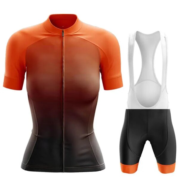 Camisetas de Ciclismo para equipo deportivo para mujer, ropa transpirable para bicicleta de montaña, conjunto de Ciclismo de manga corta, verano 2022