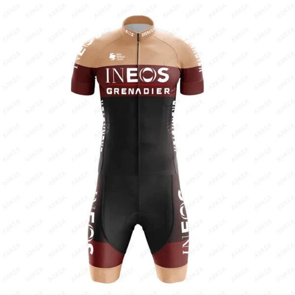 2023 CONJUNTO DE CICLISMO INEOS MEN Bicicleta Skinsuit triatlón Ciclismo Conjunto Ciclismo 자전거의류 Tenue Cyclisme Homme джерси велосипедная