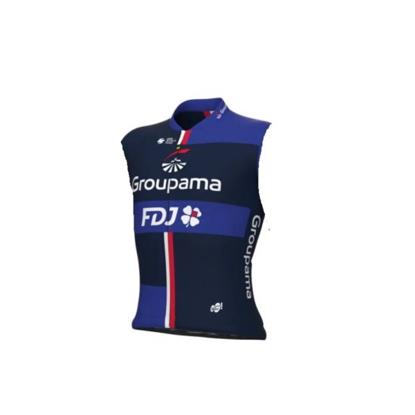 GROUPAMA FDJ-Chaleco de Ciclismo sin mangas para equipo de verano, ropa de Ciclismo de montaña, Maillot, 2023