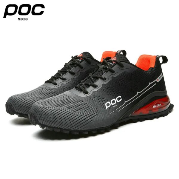 Calzado de carreras para deportes al aire libre y Motocross de montaña para hombre, zapatillas de ciclismo POC para Moto, calzado para bicicleta de montaña y carretera, 2023