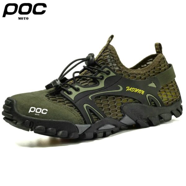 2023 nuevos zapatos de ciclismo Moto POC MTB, sandalias de verano para exteriores, zapatos de ciclismo de ocio para la playa, zapatos deportivos, zapatos para bicicleta de montaña