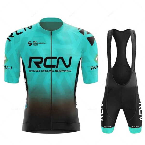 Conjunto de Jersey de ciclismo del equipo RCN, traje transpirable para bicicleta de carretera, uniforme de montar, ropa de ciclismo de montaña, Kits de deportes nuevos, 2023