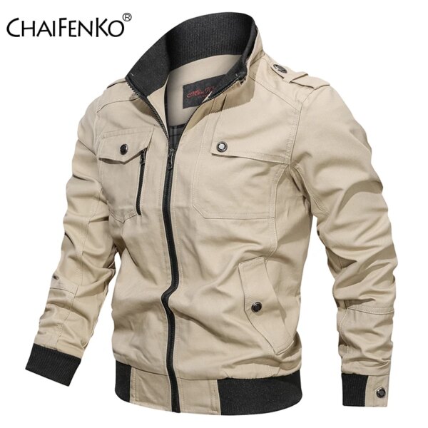 2023 primavera otoño nueva chaqueta Bomber para hombres moda chaqueta cortavientos delgada abrigo hombres ropa táctica militar chaqueta Casual hombres