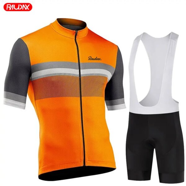 Ropa de ciclismo para hombre, conjuntos de ciclismo de manga corta de secado rápido, ropa deportiva para bicicleta de montaña, uniforme para triatlón al aire libre, verano 2023