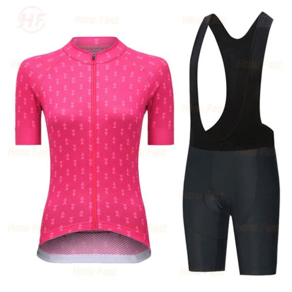 Ropa para bicicleta de montaña para mujer, conjunto de pechera y camiseta, vestido de verano para deportes al aire libre, ropa para ciclismo, Jersey para mujer 2023