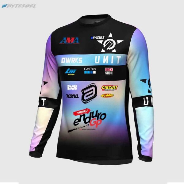 2023 personalizado bmx camiseta de Motocross mx mtb enduro maillot ciclismo cuesta abajo motocicleta bicicleta Jersey DH ciclismo bicicleta jersey