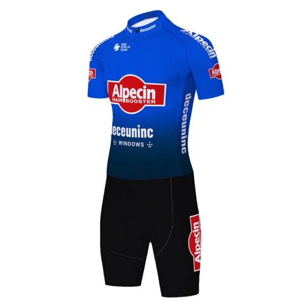 Alpecin fenix-traje de ciclismo para hombre, pantalones cortos 20D para ciclismo, traje de triatlón de secado rápido, novedad de 2023