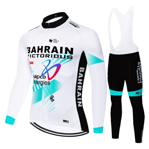 2024 BAHREIN verano primavera conjunto ciclismo masculino ciclismo jersey fietskleding heren pantaloni mtb conjunto ciclismo hombre