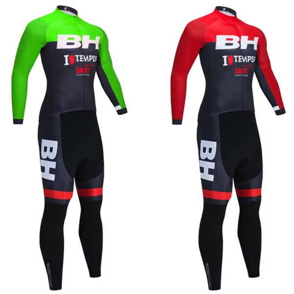 2024 BH Ciclismo Jersey pantalones con peto traje ITALIA equipo Ropa Ciclismo hombres mujeres térmica polar bicicleta Maillot Jersey Ropa