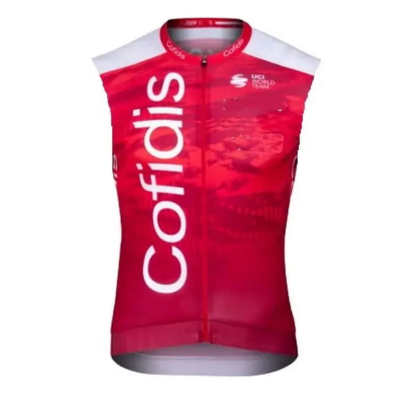 2024 COFIDIS equipo verano sin mangas Ciclismo chaleco Mtb ropa bicicleta Maillot Ciclismo ropa