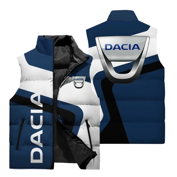 Camiseta sin mangas de ciclismo para hombre, chaqueta sin mangas con estampado Digital 3D de DACIA, camiseta sin mangas con bloques de Color a la moda urbana, novedad de 2024