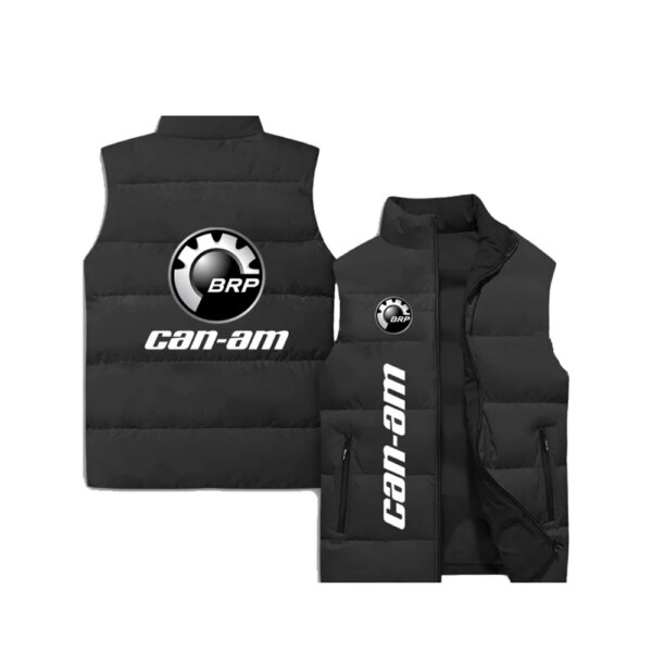 Chaqueta deportiva al aire libre para hombre, chaleco informal de esquí sin mangas, chaqueta con Logo impreso Digital Brp Can am 3D, novedad de 2024