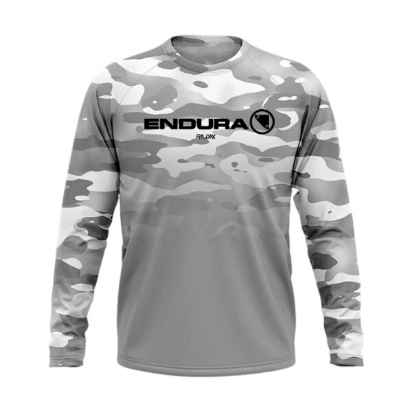 Raudax Endura-Camiseta de manga larga para equipo deportivo de bicicleta de montaña, camiseta juvenil para motocicleta, camiseta para descenso, camisetas de Motocross Mx, ropa deportiva, 2024