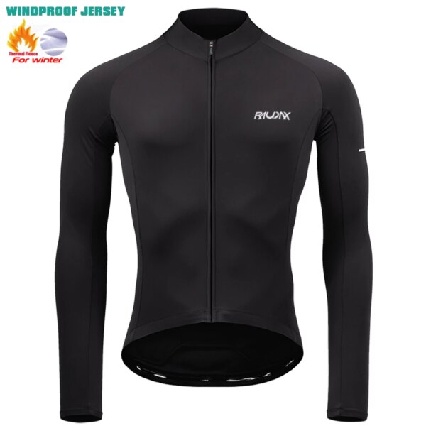 2024 Raudax invierno ciclismo ropa térmica de lana colores clásicos Top ciclismo Jersey deporte bicicleta MTB ropa de montar chaqueta cálida