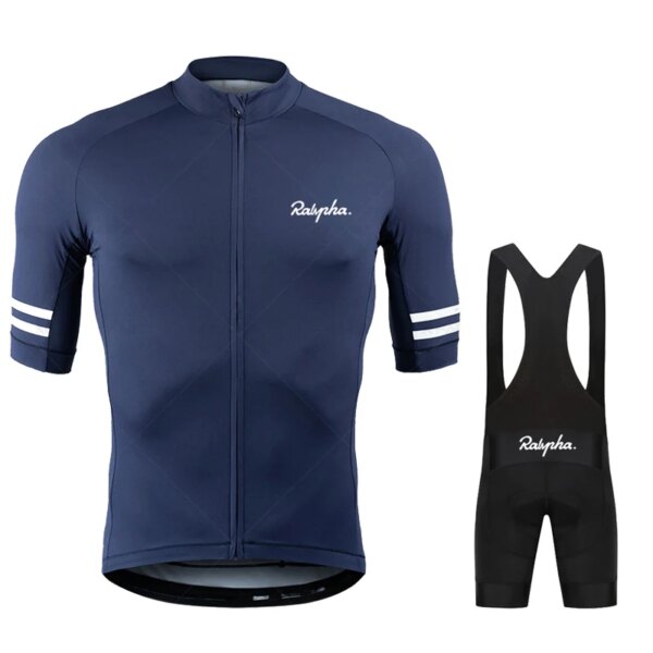 Camiseta de Ciclismo para hombre, conjunto de Ciclismo de Carretera Raphaful, pantalones cortos con pechera profesional, trajes de Ciclismo para bicicleta de montaña, uniforme de Ciclismo 2024