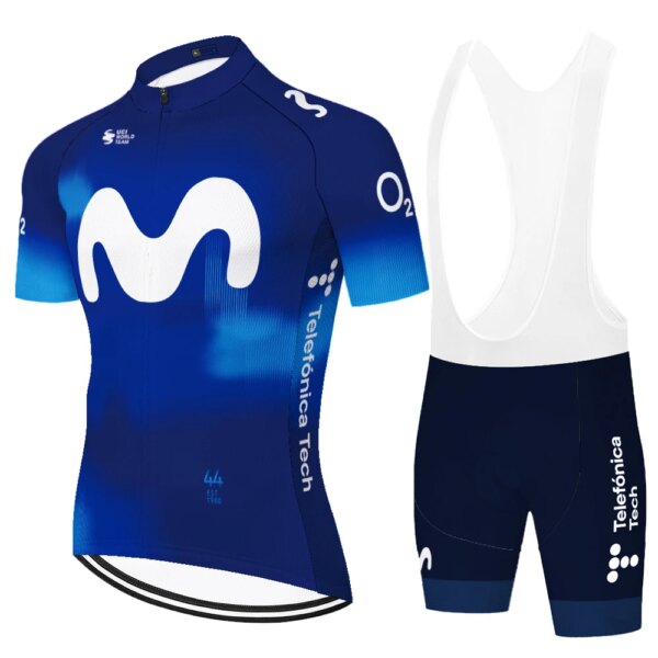 2024 movistar equipo de Ciclismo personalizado Jersey de Ciclismo deportes Ciclismo traje hombres verano 6xl Ciclismo hombres Ropa Ciclismo Maillot Culotte