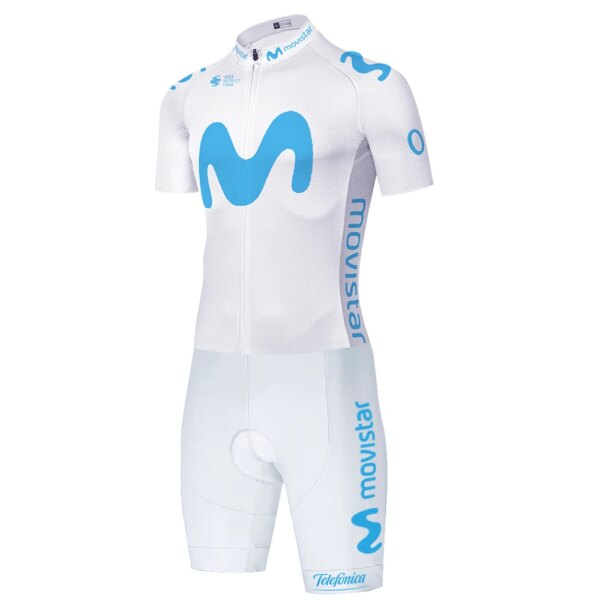 2024 movistar triatlón skinsuit ciclismo jersey 자전거 져지 fietskleding heren велоформа мужская tenue cyclisme homme