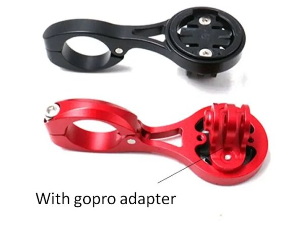 Soporte para ordenador de bicicleta TT/Aero de 22,2mm, soporte de manillar de aluminio para Garmin 200/500/800/510/810 con soporte para gopro