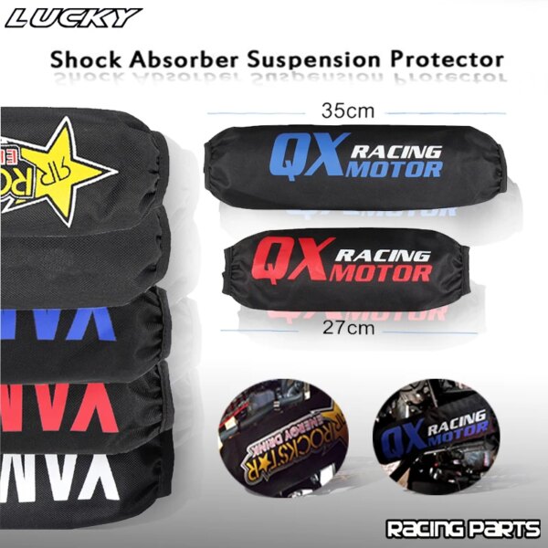 Protector de suspensión de amortiguador trasero de 27cm y 35cm, cubierta de protección Universal para todos los Dirt Pit Bike, motocicleta, ATV, Quad Scooter