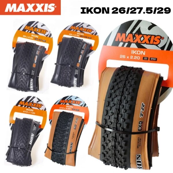 2 uds MAXXIS IKON neumático Original de bicicleta de montaña 26 29 plegable antipinchazo sin cámara XC neumático de bicicleta todoterreno