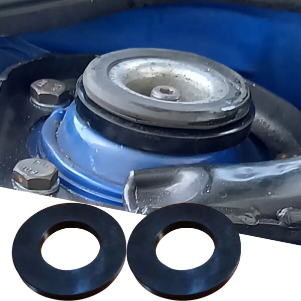 Amortiguador de impacto frontal para coche VW Golf mk2 3 4, torre de anillo amortiguador de goma, arandela de rodamiento, Protector para reducir el ruido, 2 uds.