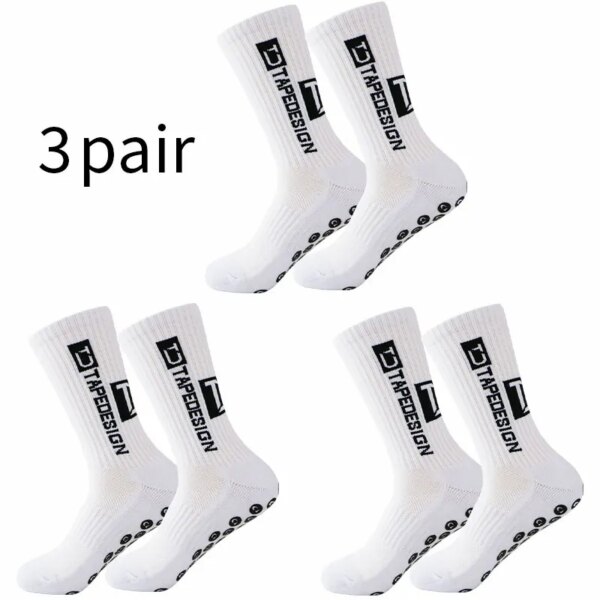 3 pares de calcetines de fútbol antideslizantes, calcetines deportivos para yoga, ciclismo, calcetines para correr, calcetines para senderismo al aire libre de verano