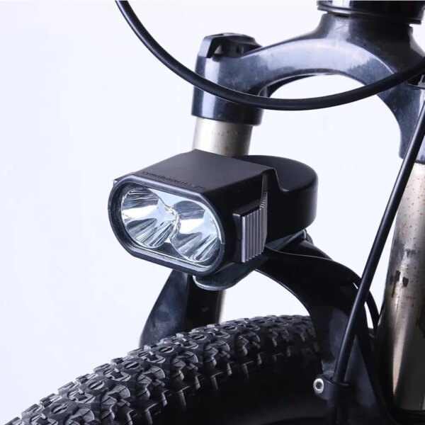 Luz de bocina de 36v, 48v y 60v, Scooter Eléctrico, faro para bicicleta eléctrica, elementos de ciclismo externos, luz para bicicleta