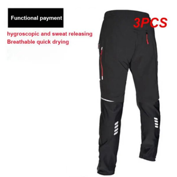 3 uds pantalones de ciclismo pantalones de bicicleta de carretera pantalones largos de montaña pantalones de secado rápido primavera verano hombres ropa pantalones de ciclismo