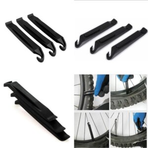 Palanca de plástico para neumáticos de bicicleta, palanca para neumáticos de bicicleta, resistente al desgaste, abridor de reparación de bicicletas elaborado, herramienta para romper, barra de cuervo, 3 uds.