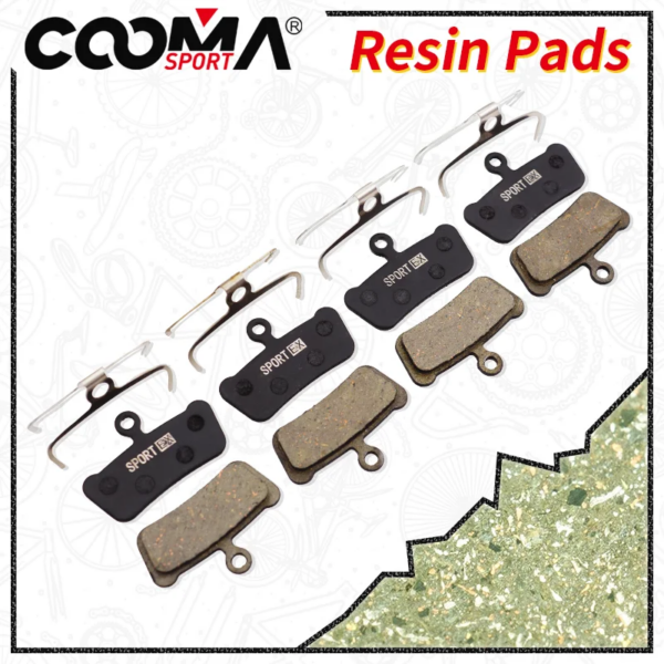 4 pares de pastillas de freno de disco de bicicleta para SRAM Guide G2, RSC, RS, R, pinza de prueba Avid, resina Sport EX