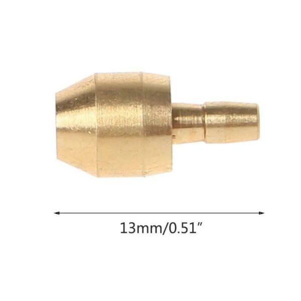 Cabezal de oliva de tubo de 5,4mm, 5 uds., manguera de freno, oliva/buje para inserto hidráulico dorado Hayes, duradero, de alta calidad