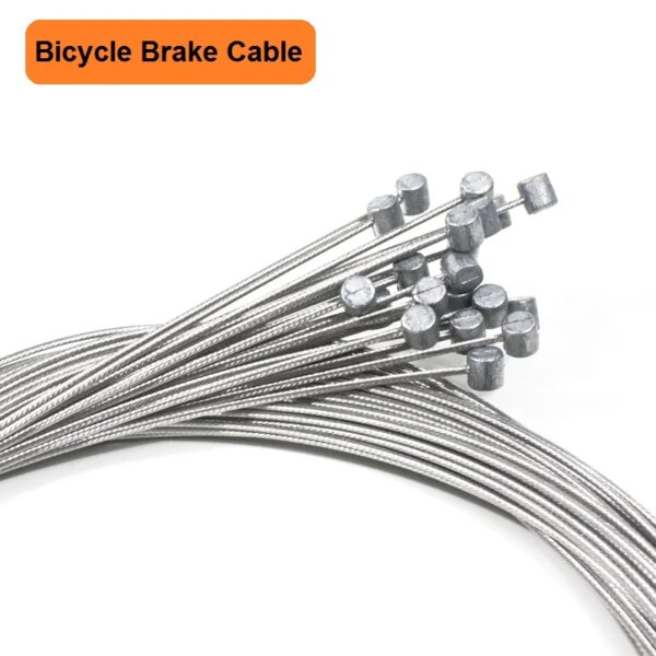 5 uds Cables de freno de bicicleta Cable interno de freno de bicicleta de montaña Cable de freno de acero inoxidable accesorios de bicicleta