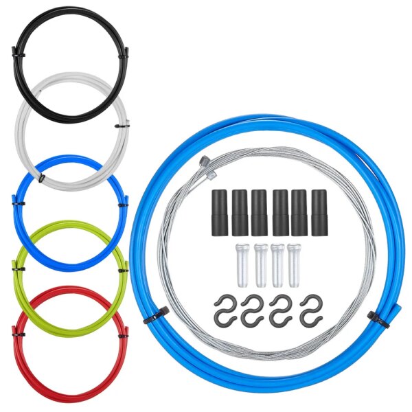 Juego de cables de freno de 5 mm, cable de 2,5 m para bicicleta de carretera MTB