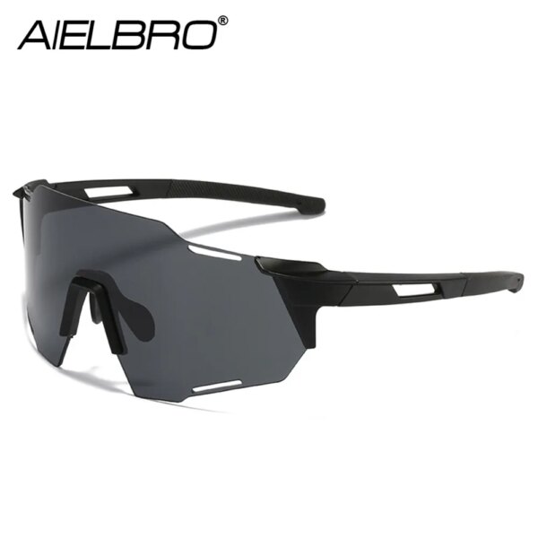 AIELBRO 2023 gafas de sol de ciclismo gafas de ciclismo de moda gafas de ciclismo UV400 gafas de sol para deportes al aire libre para hombres