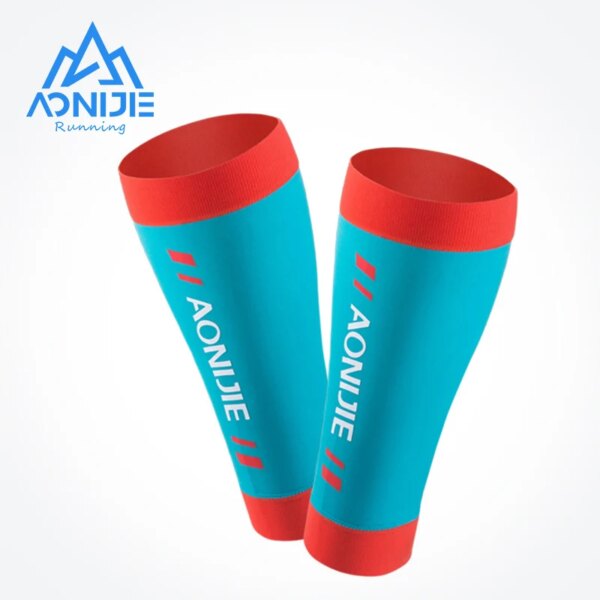 AONIJIE E4405 calcetines tejidos de compresión para pierna y pantorrilla, soporte de férula en alivio para correr, trotar, maratón, senderismo, fútbol