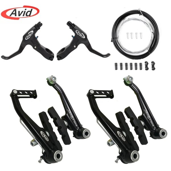 AVID-juego de frenos en V para bicicleta, palanca de freno de aleación de aluminio FR5 SD3, pinzas de freno en V delanteras y traseras, piezas para bicicleta de montaña y carretera compatibles con SRAM