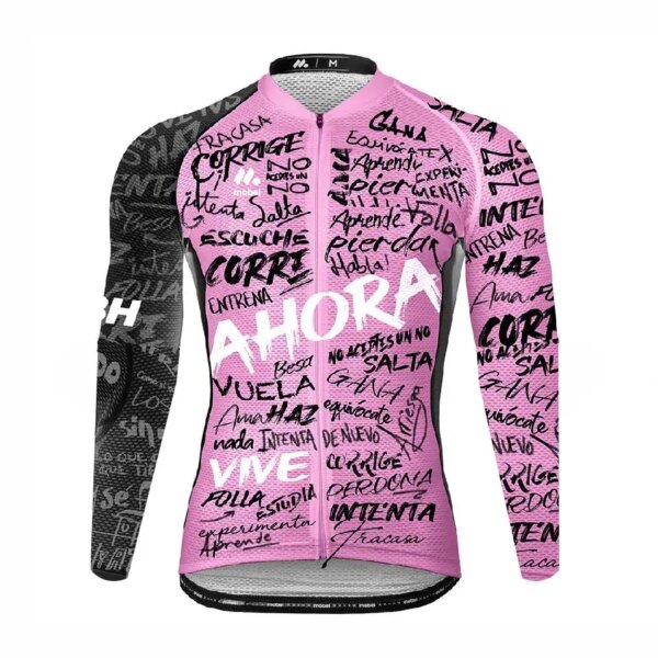 Actito-Camiseta de ciclismo para hombre, ropa térmica de lana y manga larga para otoño, ropa fina para ciclismo de carretera, réplica Aod, 2022