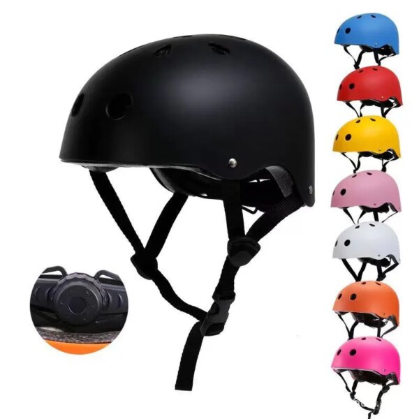 Casco de seguridad para niños y adultos para baile callejero, monopatín, escalada, esquí, cascos a la deriva, casco de ciclismo resistente a impactos