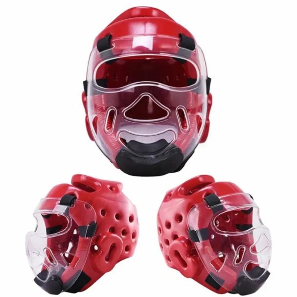 Casco profesional de Taekwondo para niños y adultos, Protector de entrenamiento de lucha libre para gimnasio y boxeo tailandés, Protector de cabeza para Karate