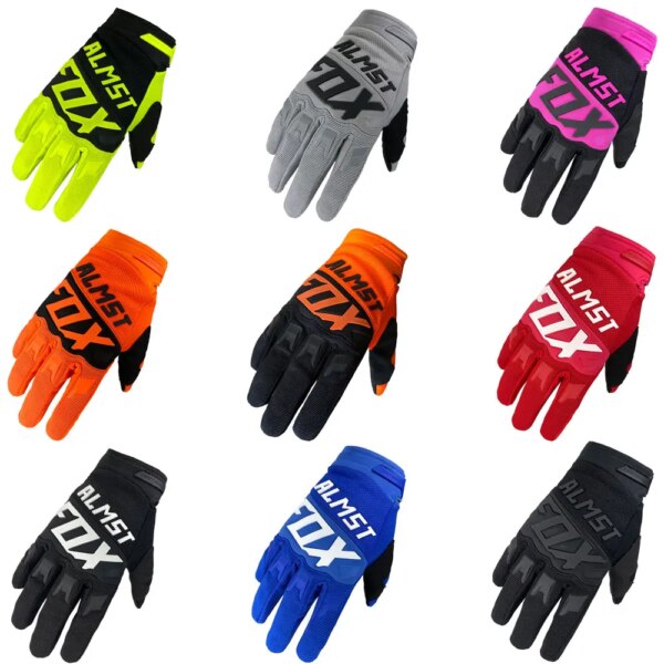 Almst Fox Guantes de Motocross para adultos MTB Guantes de bicicleta de carreras BMX ATV carrera de descenso todoterreno bicicleta de montaña Ciclismo Guantes Unisex