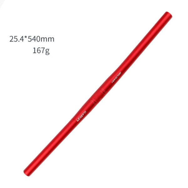 Manillar plegable de aleación de aluminio para bicicleta, 25, 4mm de diámetro, duradero y práctico, tratado térmicamente en negro/rojo/plata