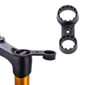 Herramienta de reparación de horquilla delantera de bicicleta de aluminio, herramientas de desmontaje de llave para SR Suntour XCR/XCT/XCM/RST MTB