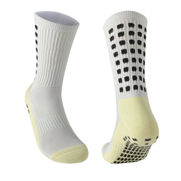 Calcetines de fútbol antideslizantes para hombre y mujer, medias deportivas antideslizantes para fútbol, ​​baloncesto, tenis, agarre para ciclismo