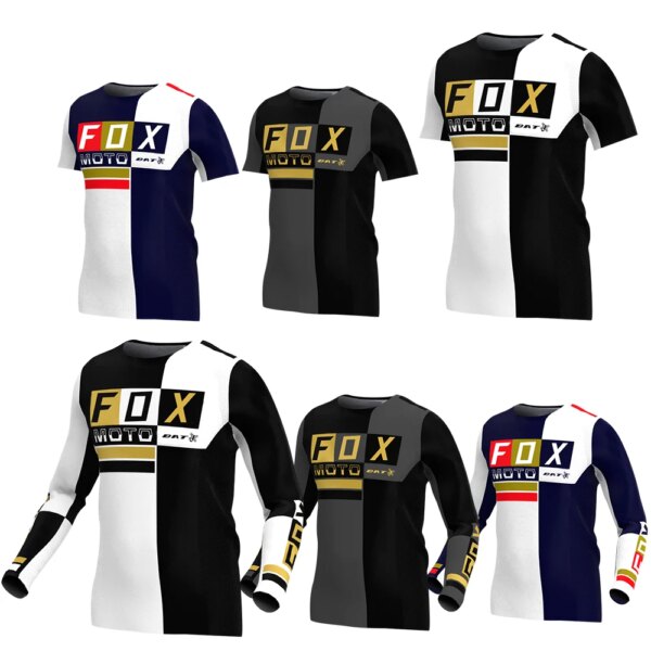 BAT FOX MTB Camiseta Camiseta de Motocross Jersey para descensos bicicleta de montaña carreras ciclismo Jersey ropa de secado rápido MTB